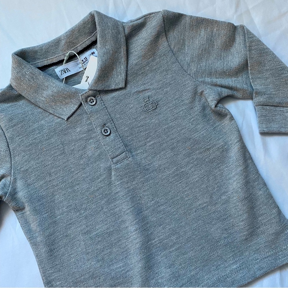 ZARA Boys Long Sleeve Polo